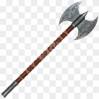 Ax Drawing Medieval - Viking Double Sided Axe Clipart