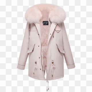 The Ace Of Clubs Parka Pink Fox - Fur Clothing Clipart