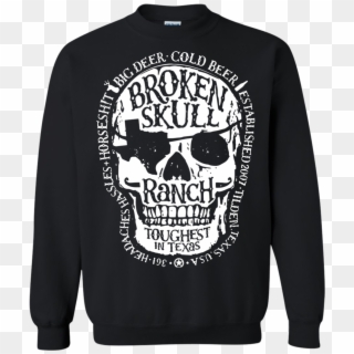 Broken Skull Ranch T Shirts Toughest In Texas Hoodies - Chicago Cubs Sugar Skull Clipart