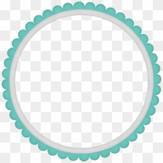 Turquoise Frame Transparent Background Png - Simple Circle Border Png Clipart