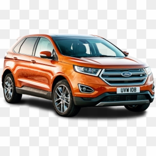 Download Ford Edge Orange Car Png Image - Ford Suv 2016 Precio Clipart
