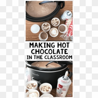 Making Hot Chocolate In The Classroom Clipart
