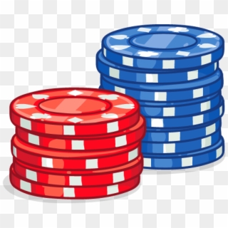 Stock Collection Of High Quality Free Cliparts - Red And Blue Poker Chips - Png Download