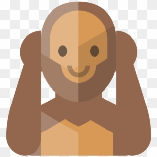 Monkey Hear No Evil Emoji - Cartoon Clipart