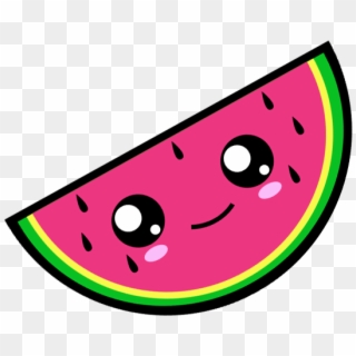 7 - Kawaii Watermelon Clipart