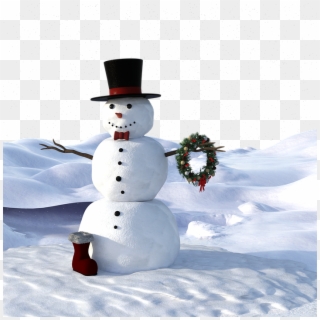 Snow Man, Winter, Wintry, Christmas, Cold, Snow, Slide - Muñecos De Nieve Imágenes Clipart