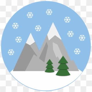 Realistic Snow Effect - Circle Clipart