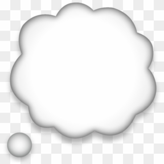 Speech Bubble Emoji - Thinking Cloud Emoji Png Clipart