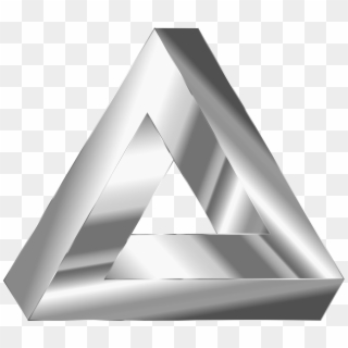 Big Image - Silver Penrose Triangle Clipart