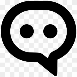 Message Comment Chat Bubble Forum Speech Talk Text - Circle Clipart