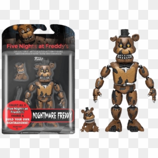 Five Nights At Freddy's - Fnaf Nightmare Freddy Figure Clipart