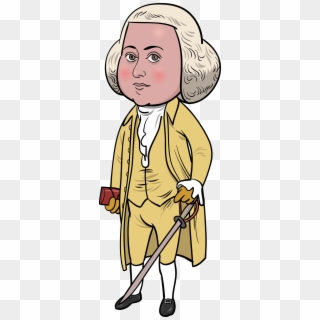 Picture Royalty Free Stock Working For Thus We Have - Cartoon Picture Of John Adams Clipart