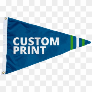 Custom 2'x3' Pennant Flag - Banner Clipart