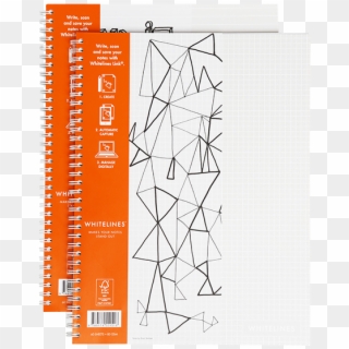 Whitelines Notebook A4 Squared, Lined Or Dot Grid Paper - Link Wire Micro A4 Squared 5 X 5 60 Sheets 80gr Clipart
