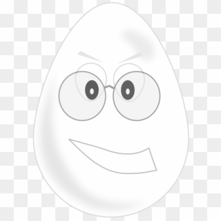 This Free Icons Png Design Of Egg Wear Glasses Clipart