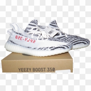 Image Of Adidas Yeezy Boost V2 "zebra" Clipart