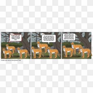 The Cheetah Story - Cartoon Clipart