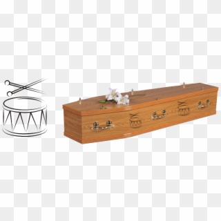 Drum Coffin Decal - Coffin Clipart