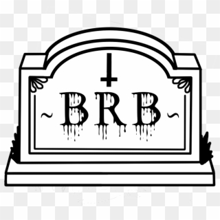 Death Rip Grave Brb Iwanttodie Angelcore Blackandwhite Clipart