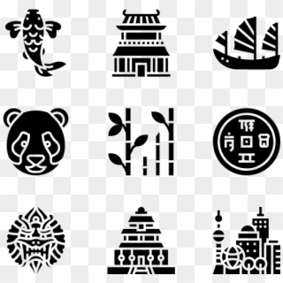 China Symbols - Cinema Icons Png Clipart