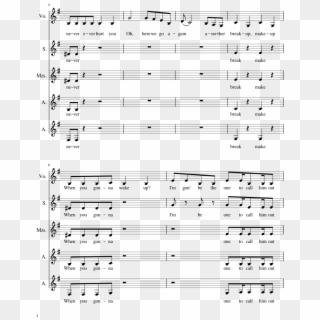 Boy Sheet Music Composed By Little Mix 2 Of 15 Pages - Music Clipart