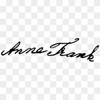 Anne Frank Signature Clipart
