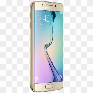 45 Degree Angled View Of Galaxy S6 Edge - Samsung S6 Edge 64gb Price Clipart