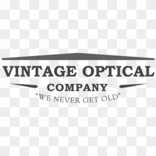 Vintage Optical Company - Black-and-white Clipart