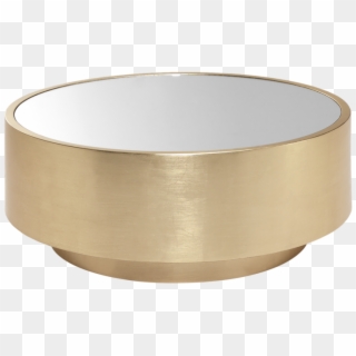 Adorable Round Gold Coffee Table Of Table - Bangle Clipart