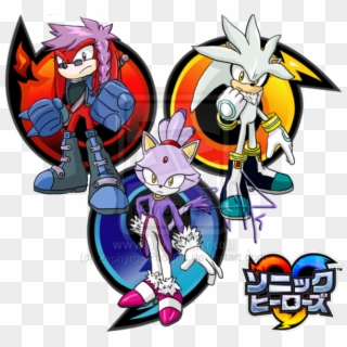 Sonic The Hedgehog What Team Would U Make In The Games - Team Silver The Hedgehog Clipart