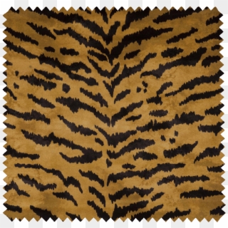 Tigre Velvet Fabric - Africa Moodboard Clipart