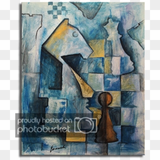Cubist Painting - Cubism Chess Art Clipart