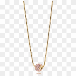 Pink Sapphires In 18k Yellow Gold - Locket Clipart