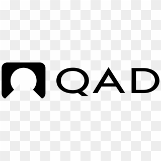 Qad Logo Black And White - Qad Inc Clipart