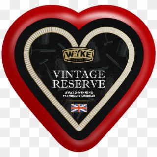 Limited Edition Red Heart Vintage Cheddar Truckle - Wyke Farms Clipart
