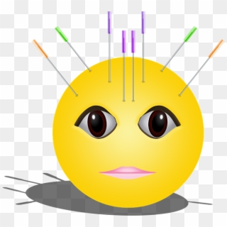 Acupuncture Emoticon Smiley Emoji Download This Free - Acupuncture Emoji Clipart