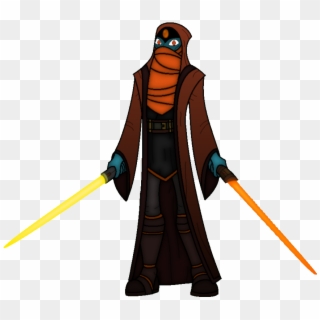 “dou-hong's Character Sandstone As A Jedi Knight - Cartoon Clipart