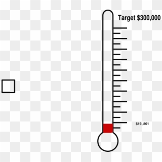 Fundraising Thermometer Clip Art - Fundraising Thermometer Clip Art Transparent - Png Download