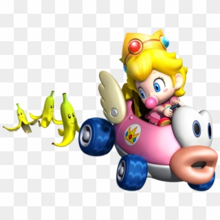 Mario Kart Wii Png - Baby Princess Peach Mario Kart Clipart