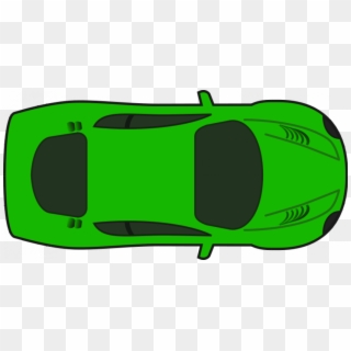 Simplegreencartopview - Top Down View Car Clipart