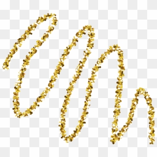 #gold #swirl #sparkle #shiny #squiggle - Chain Clipart