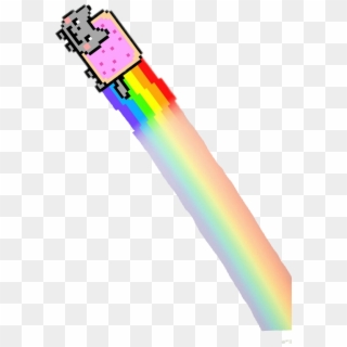 #nyancat #cat #rainbow #pixel - Rainbow Clipart