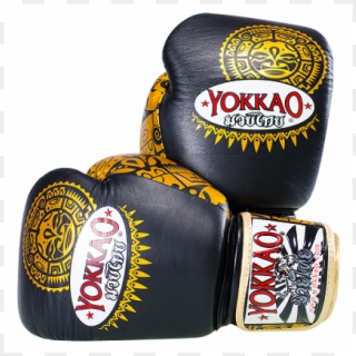 Yokkao Maui Black Gold Boxing Gloves - Yokkao Gloves Clipart