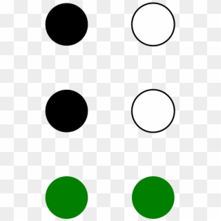 Japanese Hi Braille - Circle Clipart