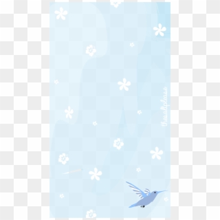 Soft Blue Iphone Wallpaper - Bird Clipart