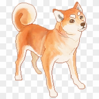 #ftedogs #dog #pixel #tumblr - Shiba Inu Pixel Art Clipart