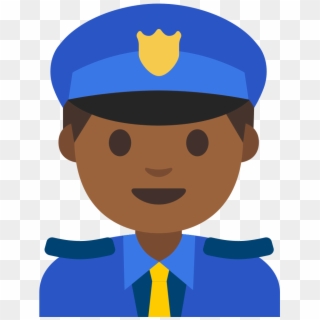 Emoji U1f46e 1f3fe - Man Police Officer Emoji Clipart