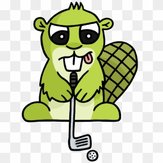 Golf Cartoon Png - Angry Beaver Emoji Transparent Clipart