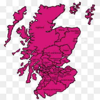 Artists Regional - Scottish Highlands Map Clipart