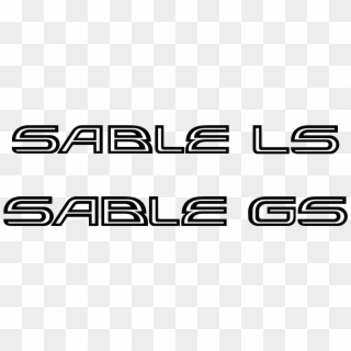 Sable Logo Png Transparent Clipart